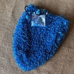 Zara Blue Beaded evening bag, NWOT